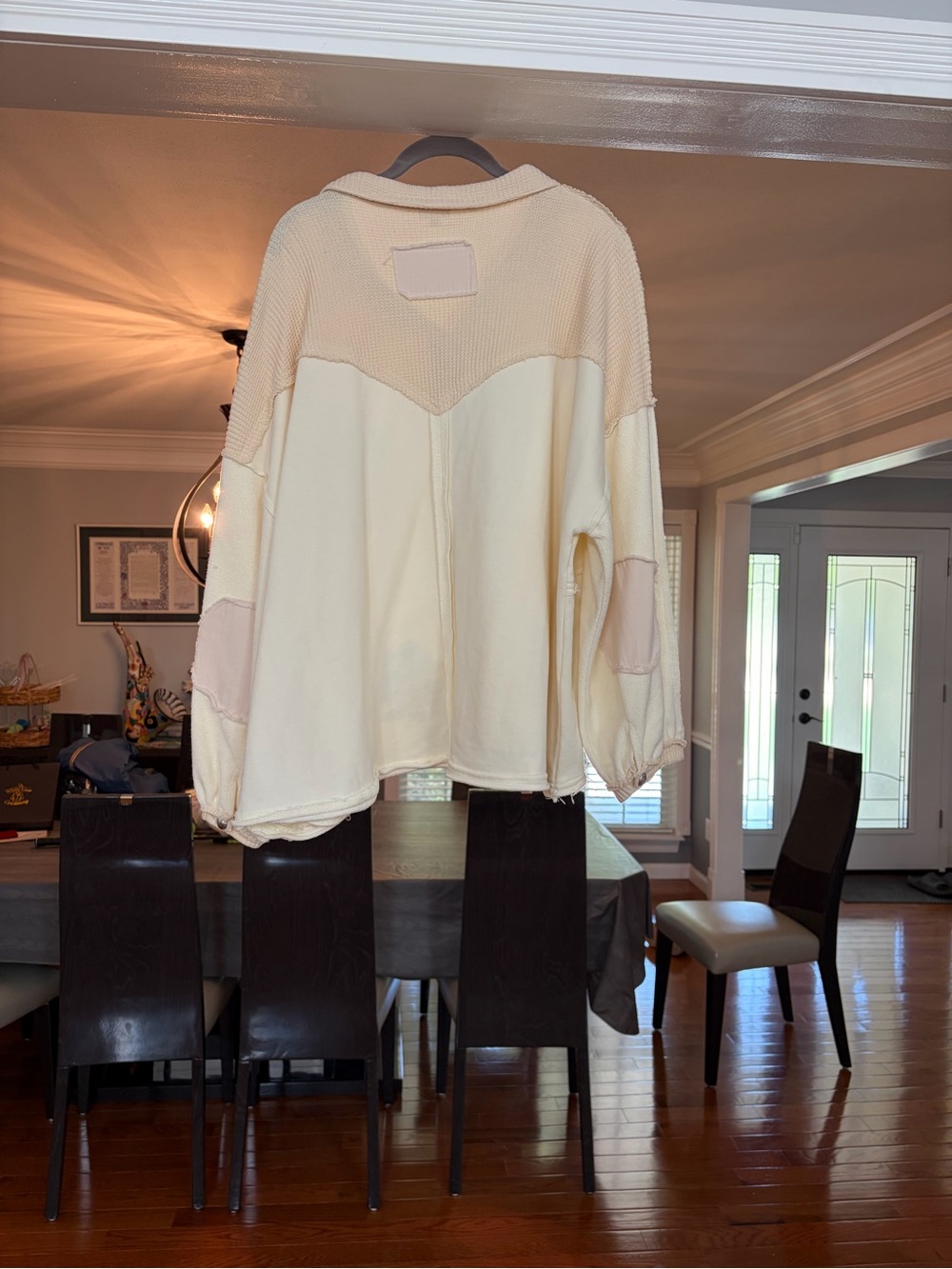 POL Patchwork Cream Jacket NWOT - Picture 9 of 9